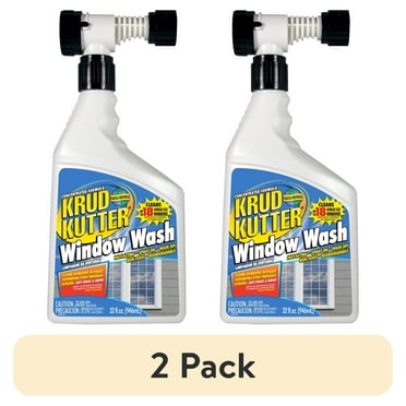 (2 pack) Krud Kutter Hose End Window Wash Cleaner Liquid Concentrate-WW32H4, 32 oz Bottle