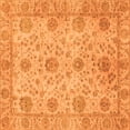 thumbnail image 1 of Ahgly Company Indoor Square Oriental Orange Traditional Area Rugs, 5' Square, 1 of 4