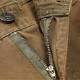 thumbnail image 3 of Male Pure Casual Pants Work Pants Pocket Straight Leg Pants, 3 of 7