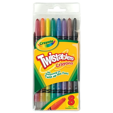 Mini Crayon Set - Crayola Twistables Crayon Set, 8-Colors