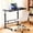 Black, variant on Qiushi Portable Couch Side Table Adjustable Tray Table on Wheels for Home, Office Black