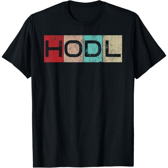 t-shirt HODL Crypto | Just HODL it T-Shirt mens,black,women,funny,men,journey,Crew Neck, Short Sleeve,printing