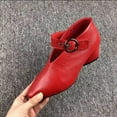thumbnail image 1 of LSLJS Chaussures de Mode Décontractées Style Rétro pour Femmes, Chaussures en Cuir pour Femmes, 1 of 4