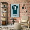thumbnail image 2 of A.J. Brown Philadelphia Eagles Home Jersey Framed Art Print, 2 of 3