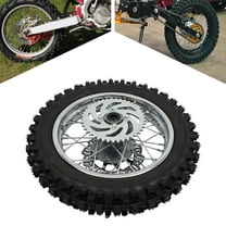 12in 80/100-12 Rear Wheel Tire Rim & Sprocket for Dirt Pit Bike CRF70 TTR110