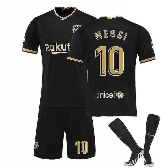 22/23 Barcelona local y visitante traje de entrenamiento de camiseta de fútbol para adultos para niños-n.º 10 Messi-niños 22 (120-130 CM) BmatwkZeng Bmatwk Jersey