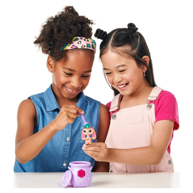 Magic Mixies Mixlings Tap & Reveal Cauldron 2 Pack, Magic Wand Magic Power  and Surprise Reveal on Cauldron, for Kids Aged 5 and Up (Styles May Vary)