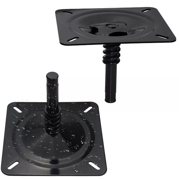 1 Pack Boat Seat Base Mount 6.7" x 6.7" Boat Seat Pedestal 3/4" Pin Post Socket