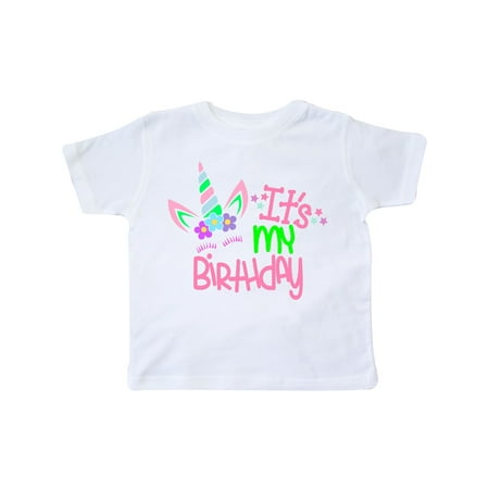 

Inktastic It s my Birthday Unicorn Gift Toddler Boy or Toddler Girl T-Shirt