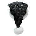 thumbnail image 7 of Santa hats Sequin Hat With Ear Festive Holiday Party Novelty Cap For Winter Outdoor Activities small santa hats, 7 of 7