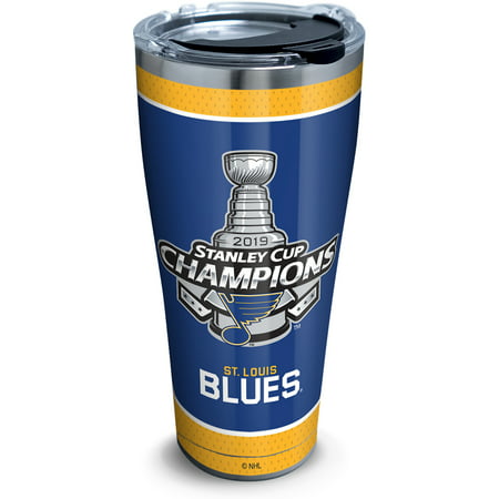 NHL St Louis Blues 2019 Stanley Cup Champions 30 oz Stainless Steel Tumbler with (Best Nhl Enforcers 2019)