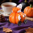 thumbnail image 4 of Decoraciones de Halloween, Adornos de Halloween, Regalos de Halloween, Decoraciones de Halloween con escena de calabaza de resina, Portavelas decorativo, Regalos navideños, Portavelas de resina, 4 of 6