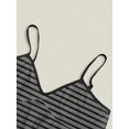 thumbnail image 3 of Women's Striped Colorblock Casual Versatile Daily Wear Camisole Top, 3 of 6