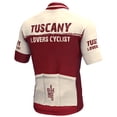 thumbnail image 4 of Camiseta de ciclismo para amantes de la Toscana, ropa de ciclismo roja, ropa de ciclismo de grava, camisetas de manga corta, 4 of 4