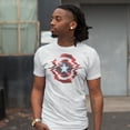 thumbnail image 2 of Men's Marvel Captain America Shield Glitch  Graphic Tee White Small, 2 of 5