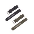 thumbnail image 1 of EeaseCA 2PCS 22 MM Breathable Nylon Watchband Intelligent Watch Strap Stylish Sports Watch Band Simple Nylon Watch Strap Compatible for Watch Black+Green, 1 of 8