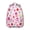 Pink-7, variant on Colorful Exotic Backpack for Students Hawaiian Palm Leaf, Jungle Inspired School Bag Summer Beach Vibrant Travel Backpack