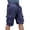 Navy, variant on Axiiglly Cargo Shorts for Men Casual Loose Workout Shorts with Pockets Solid Color Summer Outdoor Shorts S-2XL