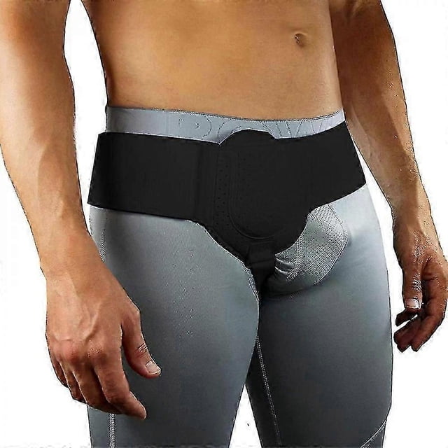 Hernia Guard I Inguinal Hernia Belt For Men Mens Inguinal Hernia Support Truss For Inguinal, Groin Hernias I Adjustable Waist Strap EDG