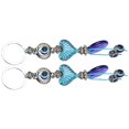 thumbnail image 1 of 2Pcs Lucky Eye Keychain, Holiday Gift Eye Keyring Durable Blue Eye Amulet  For Girls, 1 of 8