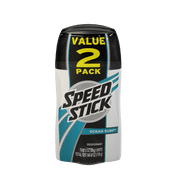 (4 pack) (4 count) Speed Stick Deodorant for Men, Ocean Surf - 3 oz, 2 Twin Packs