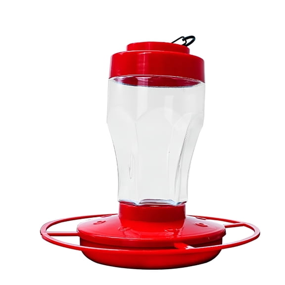 ACDANC Glass Hummingbird Feeder for Outdoor Hanging Bird Feeder,Feeding Port Bird Water Feeder,Hummingbird Feeder for Garden Red Decor Hummingbird Feeders for Outdoors Hanging