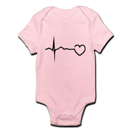 

CafePress - Heartbeat Infant Bodysuit - Baby Light Bodysuit