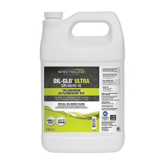 Spectroline Fluorescent Leak Detection Dye SPI-OGYG-1G
