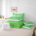 thumbnail image 6 of Castle Fairy Gradient Stripes Bedding Comforter Set,Watercolor Lines King Bedding Sets, 6 of 8