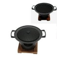 thumbnail image 1 of Mini Barbecue Grill, Hibachi Grill Easy Assembly Wooden Frame  for Home, 1 of 7