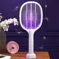thumbnail image 4 of Electric Fly Racket Handheld Fly Zapper Racket Mosquitoes Killers for Indoor, 4 of 8