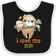 thumbnail image 3 of Inktastic Sloth I Love My Gigi Boys or Girls Baby Bib, 3 of 4