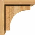 thumbnail image 3 of 8"W x 8"D x 8"H Huntington Rough Sawn Corbel w/Backplate, Western Red Cedar, 3 of 9