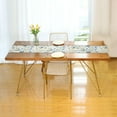 thumbnail image 3 of Yayeee Table Runner 90 inches Long Home Kitchen Dinning Party Decoration, Blue Floral, 3 of 7