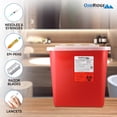 thumbnail image 5 of Contenedor para objetos punzantes Oakridge Products, 7.6 litros, 2 galones (paquete de 3), 5 of 5