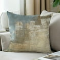 thumbnail image 4 of LALILO Beige and Grey Pillow Covers 16X16, Brown Abstract Art Throw Pillow Covers for Couch 2Pcs, 4 of 6
