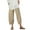 Khaki, variant on Ketyyh-chn99 Business Casual Pants for Womens Sweat Pants Women Linen Palazzo Pants Summer High Waist Casual Lounge Pant Trousers Yellow,3XL