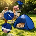 thumbnail image 4 of Cat & Dog Waterproof Tent House Washable Indoor/Outdoor Bed, Cave Nest for Small Pets, Portable Folding Shelter for Backyard Garden Patio Picnics Camping Travel, 4 of 9
