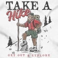 thumbnail image 2 of Bigfoot Take A Hike Explore Outdoors Gender Neutral Printed Baby Bodysuit Brisco Brands NB, 2 of 6