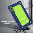 thumbnail image 6 of FIEWESEY for KADYBE D106 / MEIZE D106 Android 14 Tablet Case with Shoulder Strap Kiskctand Kids Friendly Shockproof Case Cover for VOZIZOV D106 Android 14 / FEONAL 10.1 inch 2024 Tablet - NavyGreen, 6 of 9