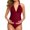 Wine, variant on UANWENN Womens Maternity Summer Sexy V Neck Beach Swimwear Swimsuit Pregnancy Bikini Bathing Suits Maternity Underwear over Bump Maternity Shorts Maternity plus Size Underwear Womens Swim Dress