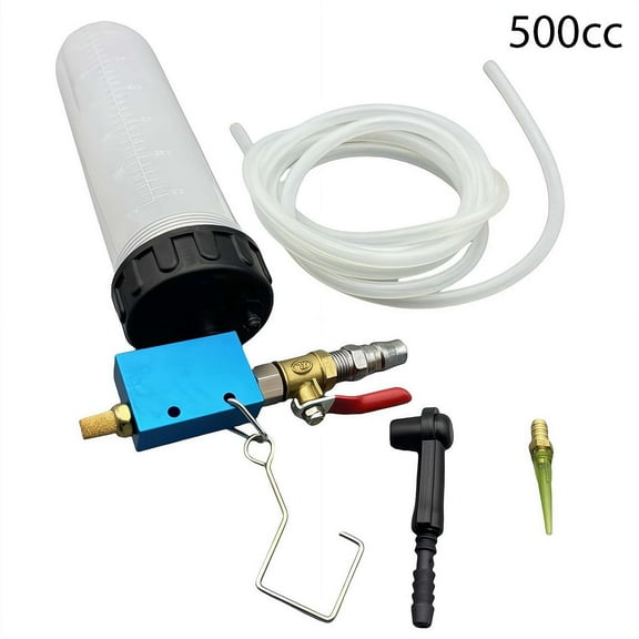 Automotive Fluid Extractor Manual Oil Extractor Change Pump Auto Car Brake Fluid Oil Change Replacement Tool for Auto Motorcycle, 500CC