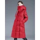 thumbnail image 5 of Chaqueta de plumón de pato blanco de 90 años para mujer, diseño largo, grueso y cálido, estilo europeo y americano, para invierno de 2024, 5 of 5