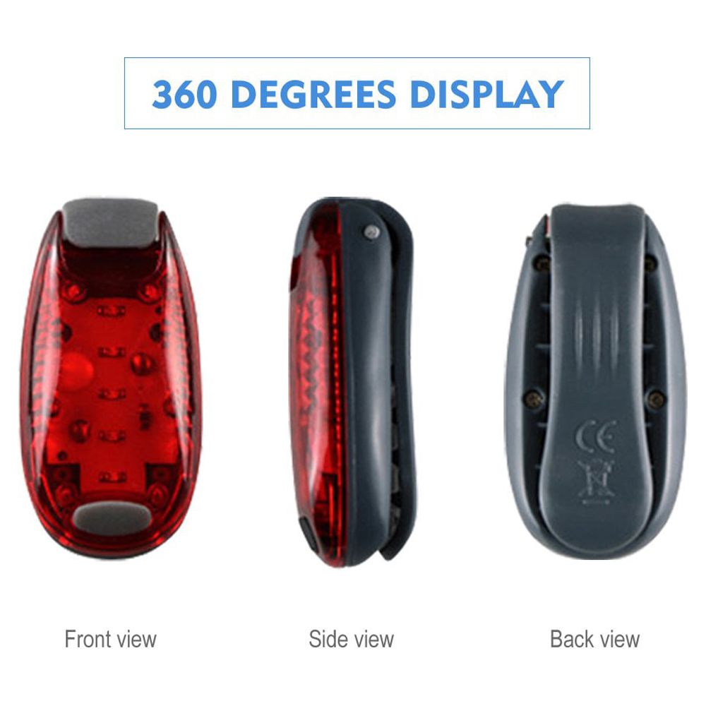 iClover LED Running Safety Light 3 Pack with Extra Batteries photo 7