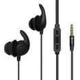 thumbnail image 5 of Hmusic Sleep Earbuds Wired, 3.5mm Jack In-Ear Earbuds with Mic, Soft Silicon Ear Plugs for Noise Relief, Casual Listening, Side Sleep (Black), 5 of 8