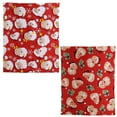 thumbnail image 1 of 2PCS Christmas Chair Covers Santa Xmas Chair Slipcovers Chair Back Cap Covers, 1 of 10