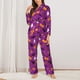thumbnail image 2 of Balery Halloween2 Conjunto de Pijama con Estampado para Mujer, Conjunto de Dos Piezas con Manga Larga, Ropa de Dormir Suave con Bolsillos, Pijamas Cómodos-Medium, 2 of 7