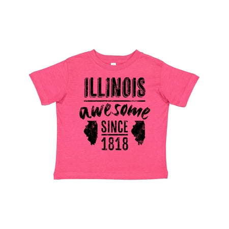 

Inktastic Illinois Awesome Since 1818 Gift Toddler Boy or Toddler Girl T-Shirt