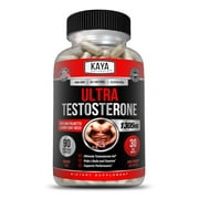 Kaya Naturals Ultra Testosterone 90Ct, Muscle & Testosterone Support, Bodybuilding - 1305mg