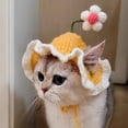 thumbnail image 4 of FeiFu Hand-Woven Pet Hat Headwears Cute Knitted Cap for Cats Dogs Fashion Pet Accessory for Daily Wear Holiday Party Decoration, 4 of 6